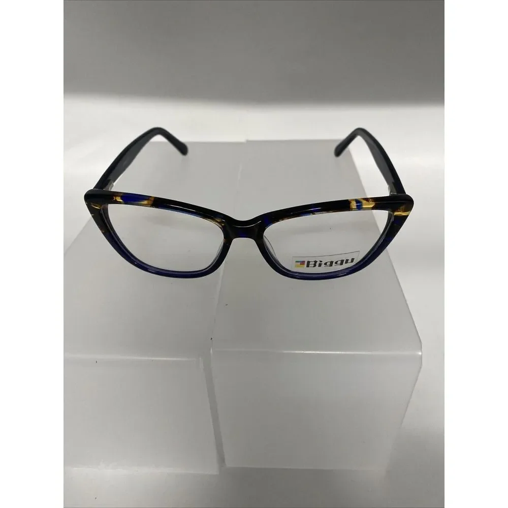 Biggu Womens Eyeglasses Tortoise Cat Eye NEW Frame Only 3238